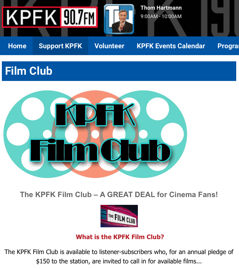 Nosferatu KPFK Film Club