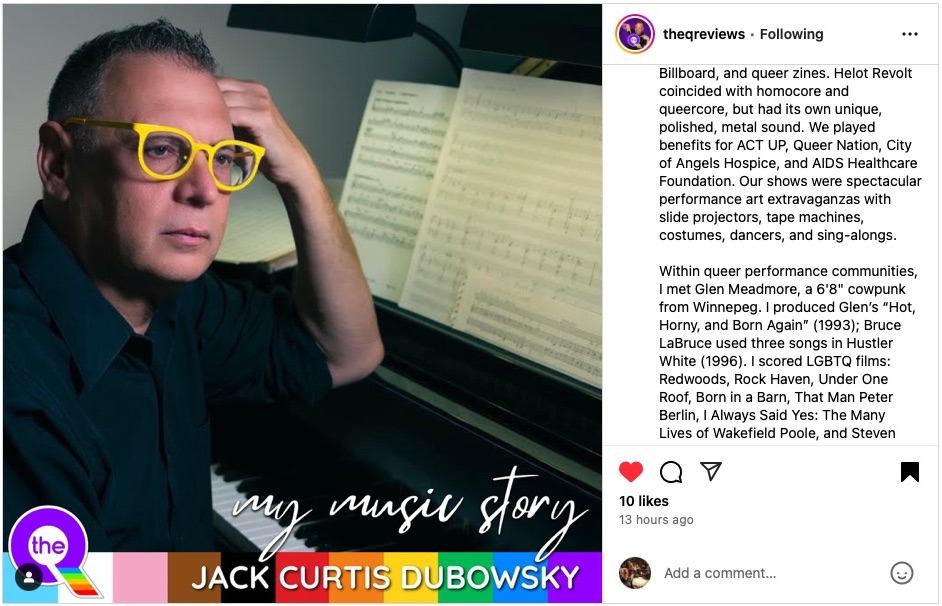 Dubowsky My Music Story Q Reviews Instagram