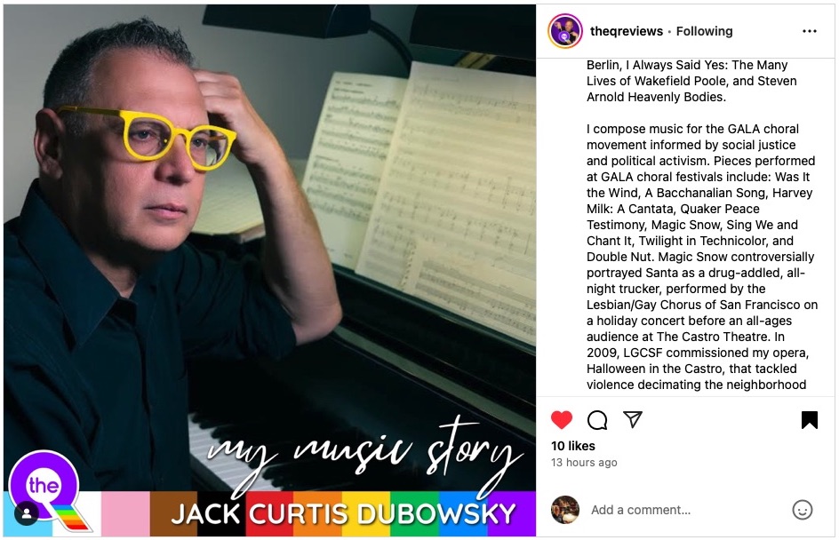 Dubowsky My Music Story Q Reviews Instagram