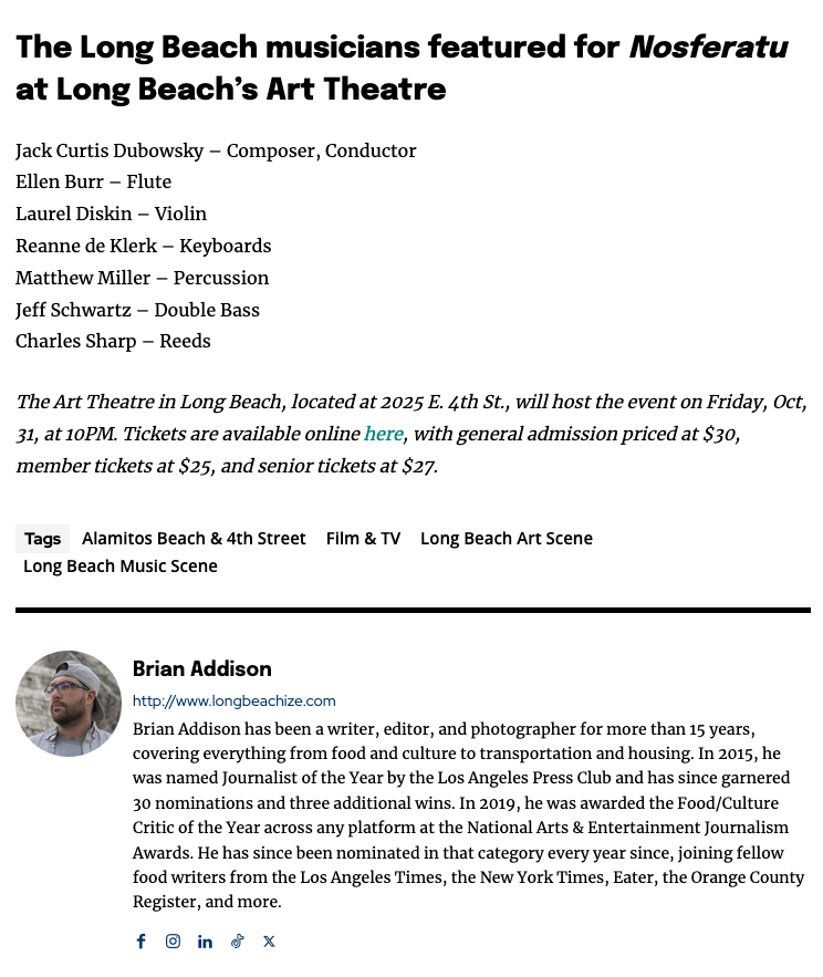 Longbeachize Nosferatu Preview