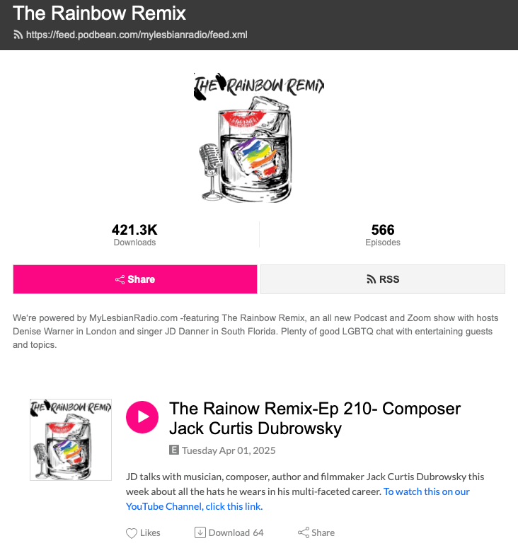 Rainbow Remix Jack Curtis Dubowsky