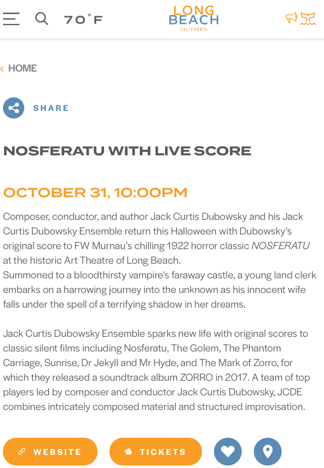 Visit Long Beach Nosferatu